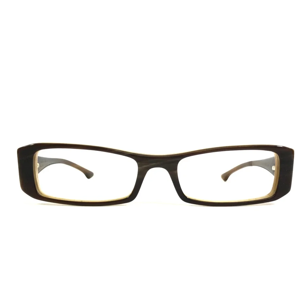 Morgenthal Frederics Eyeglasses Frames LUKAS col. H36-H30 Genuine Horn 48-18-140